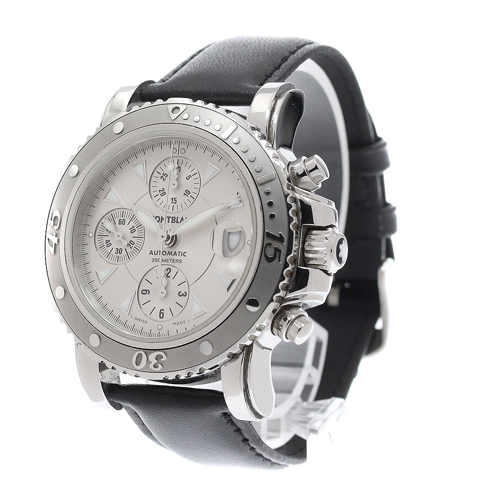 MONTBLANC Meisterstic 7034 Chronograph Silver Dial Automatic Men's Watch_943631