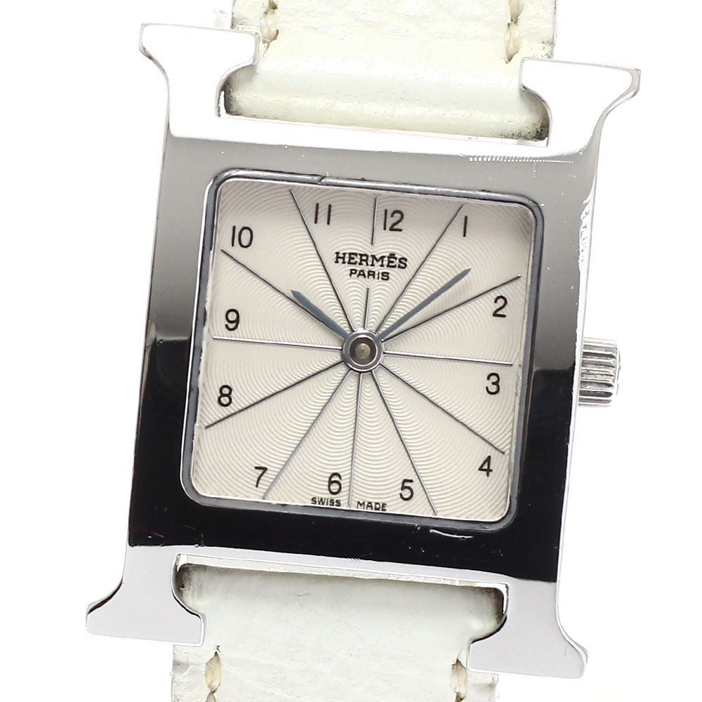 HERMES H watch HH1.210 Beige Dial Quartz Ladies Watch_943632