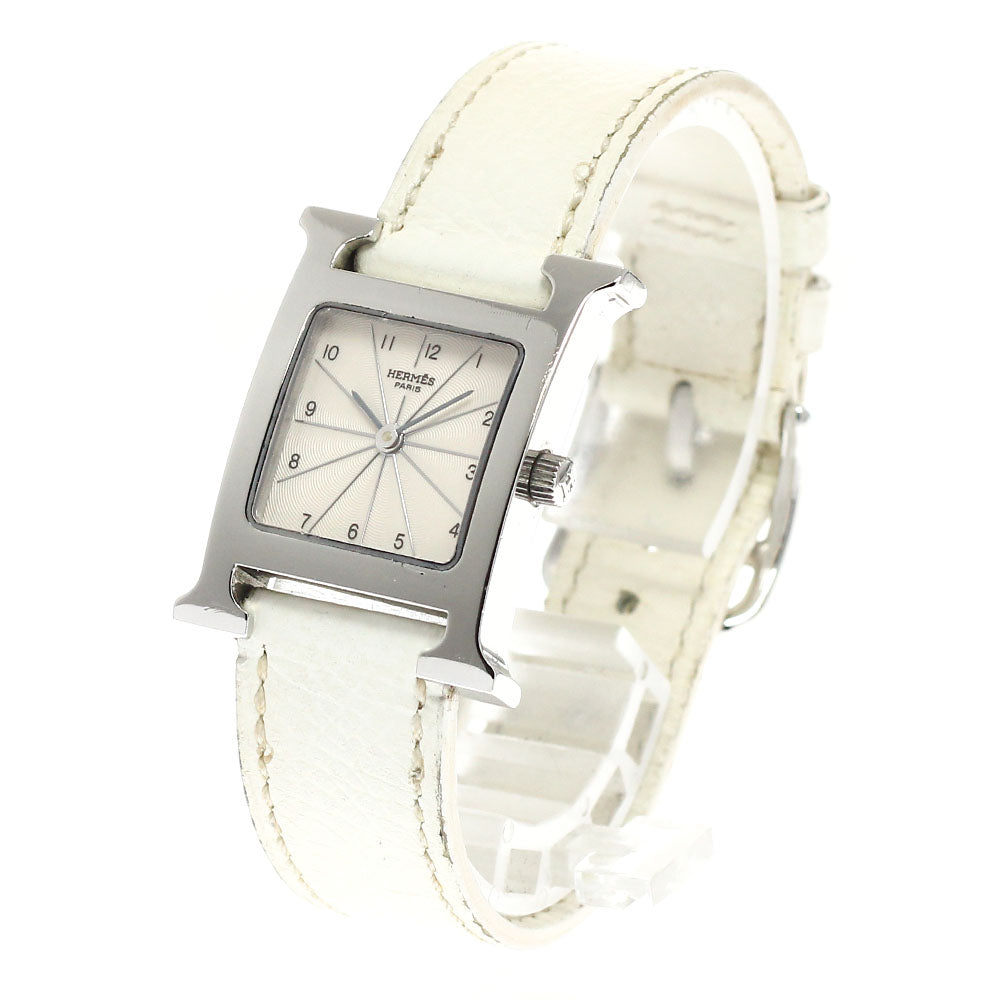 HERMES H watch HH1.210 Beige Dial Quartz Ladies Watch_943632