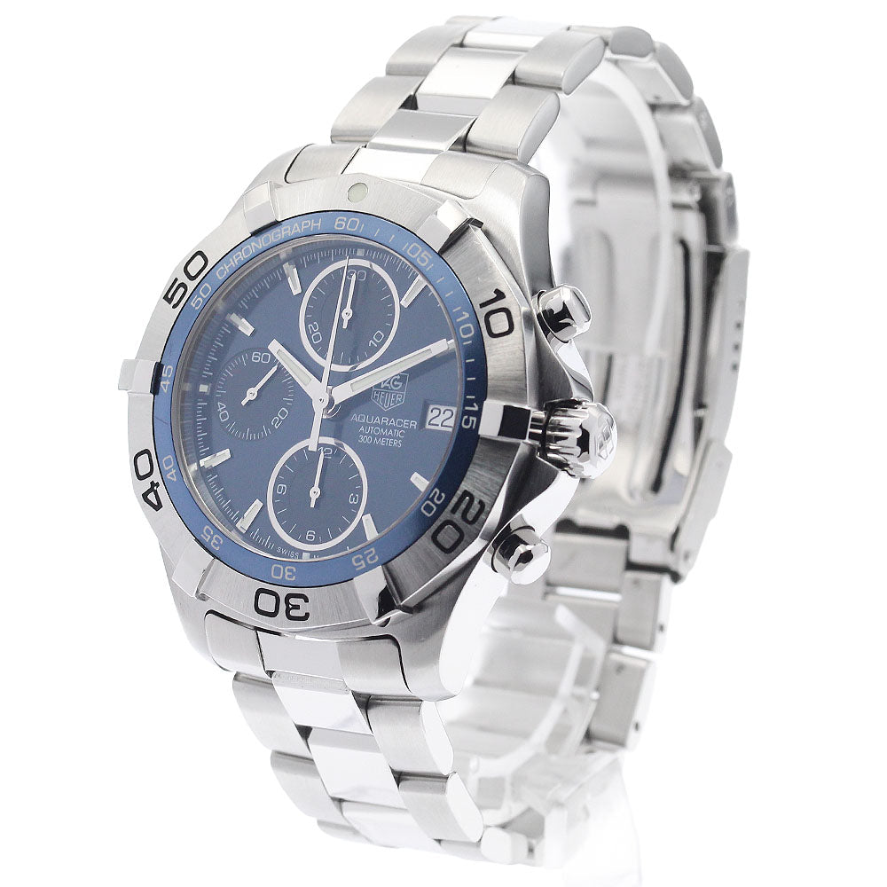TAG HEUER Aqua racer CAF2112 Chronograph Date Navy Dial Automatic Men's_943634