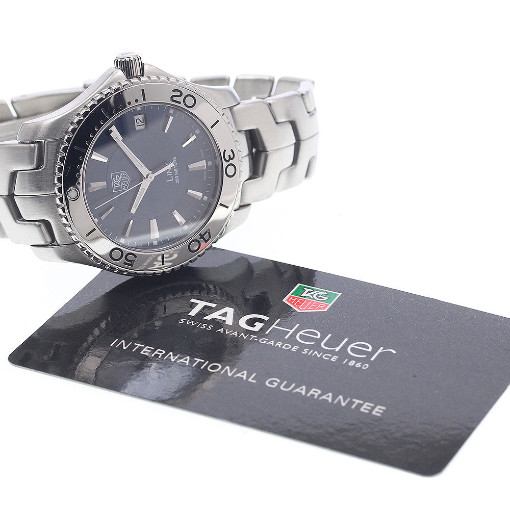 TAG HEUER Link WJ1112.BA0570 Date Navy Dial Quartz Men's Watch_943639
