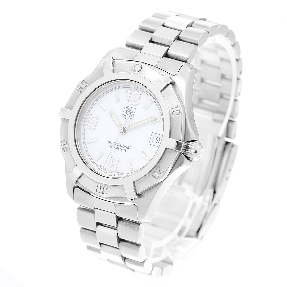 TAG HEUER 2000 Exclusive WN1111 Date White Dial Quartz Men's Watch_943646
