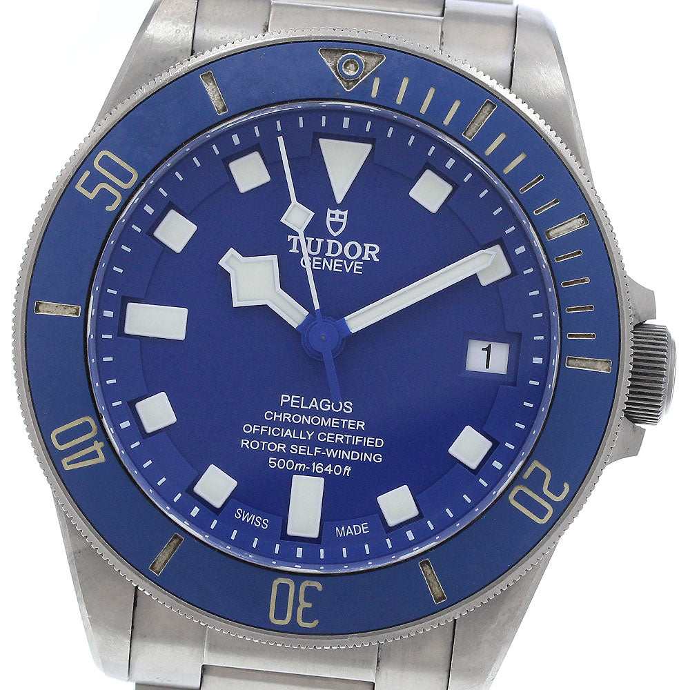 TUDOR Pelagos 25600T Date blue Dial Automatic Men's Watch_943653