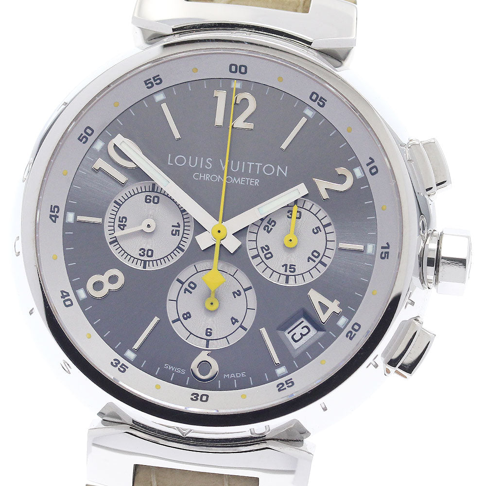 LOUIS VUITTON Tambour Q1140 Limited edition of 277 pieces - Chronograph gray Dial Automatic Men's Watch_943688