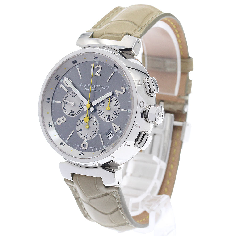LOUIS VUITTON Tambour Q1140 Limited edition of 277 pieces - Chronograph gray Dial Automatic Men's Watch_943688