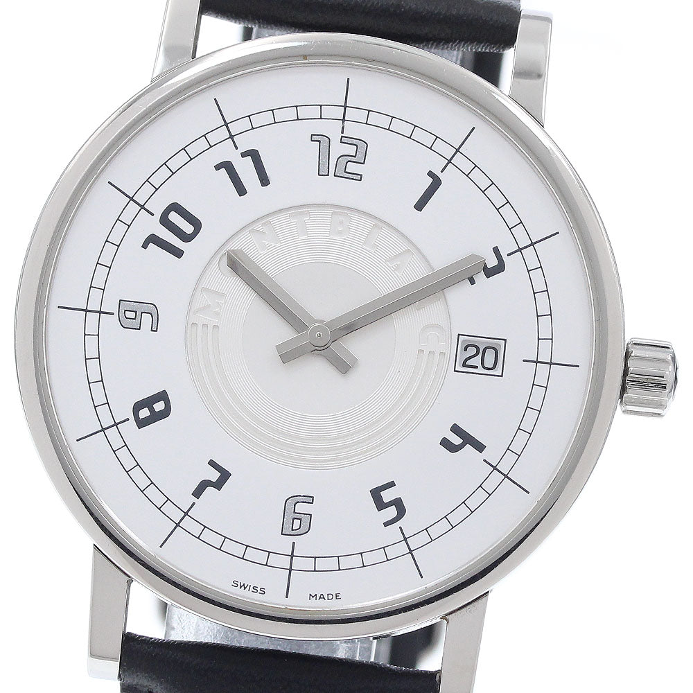 MONTBLANC Samet 7045 Date White / Silver Dial Quartz Men's Watch_943691