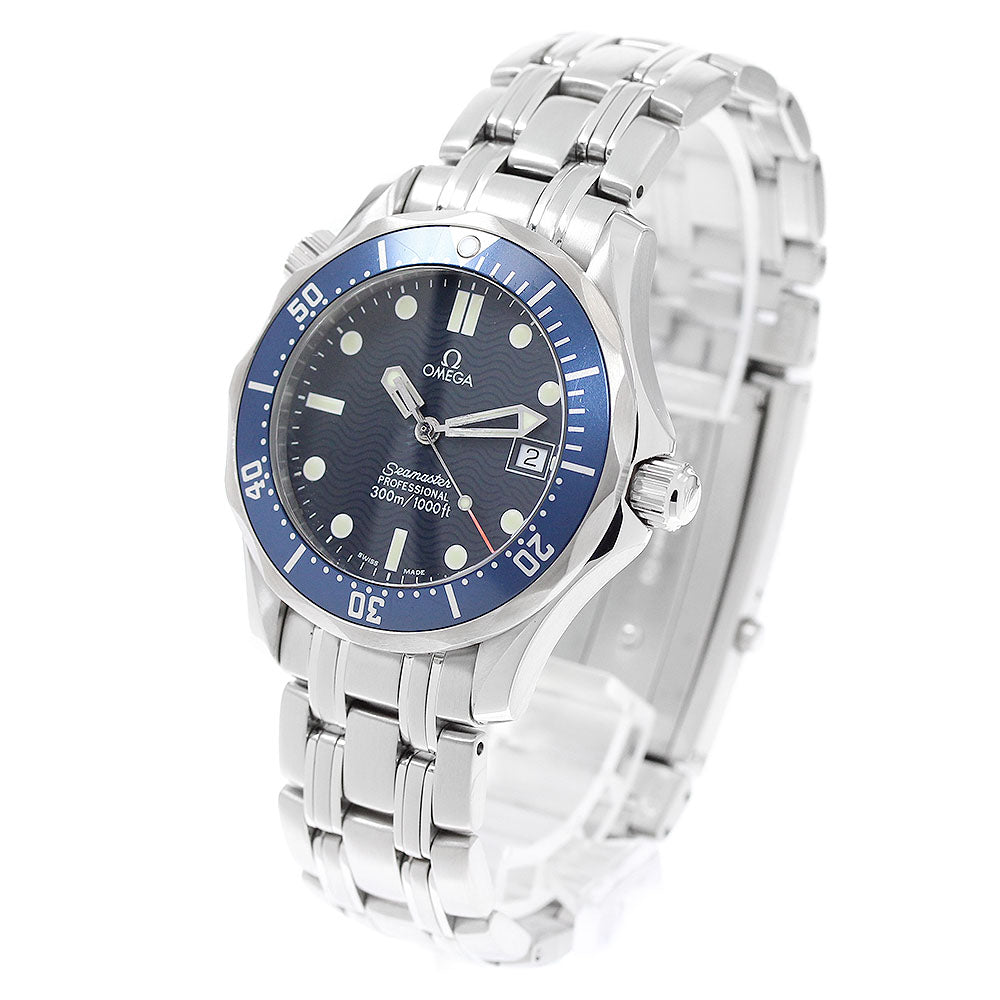 OMEGA Seamaster300 2561.80 Date Navy Dial Quartz Boy's Watch_943712