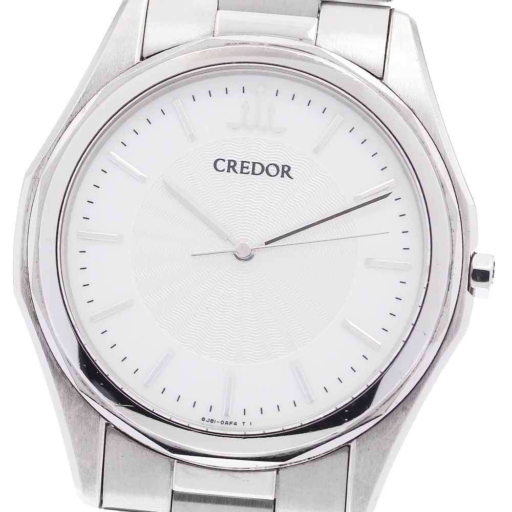 SEIKO CREDOR SIGNO GCAR043/8J81-0AF0 Silver Dial Quartz Men's Watch_943720
