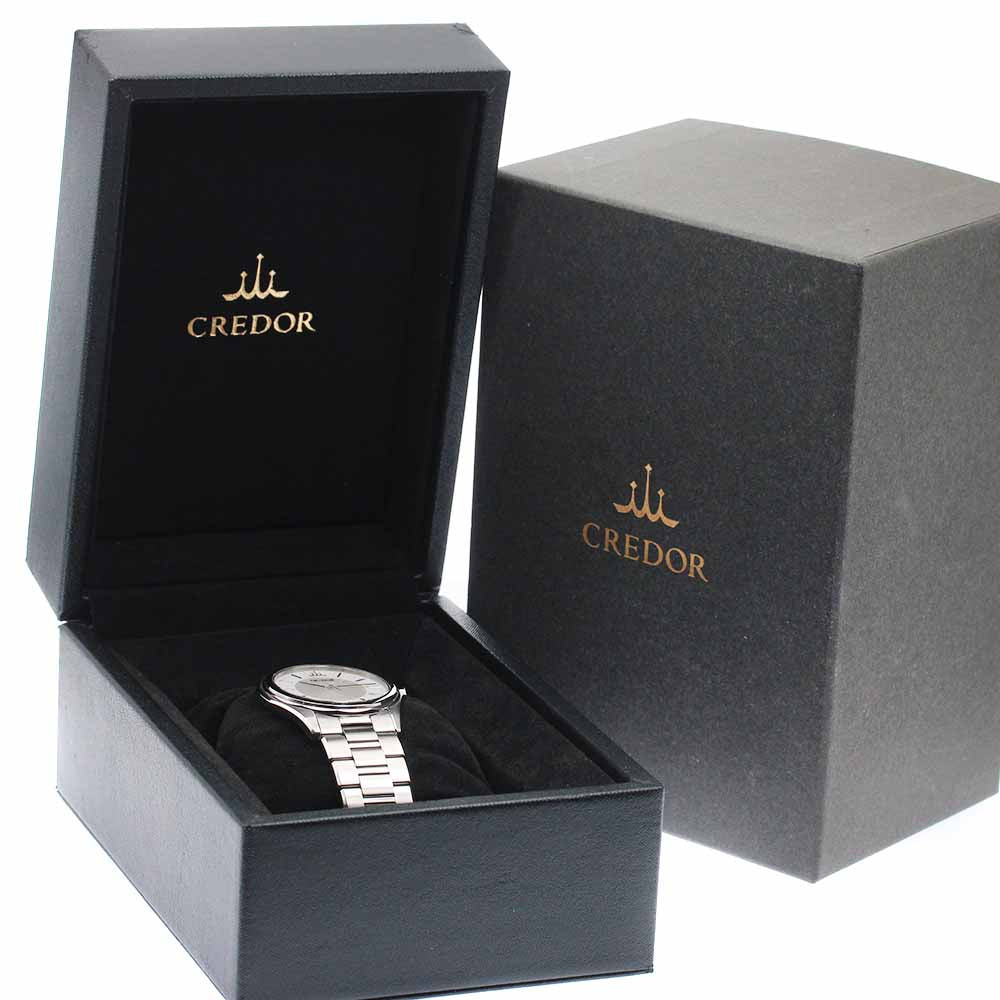 SEIKO CREDOR SIGNO GCAR043/8J81-0AF0 Silver Dial Quartz Men's Watch_943720