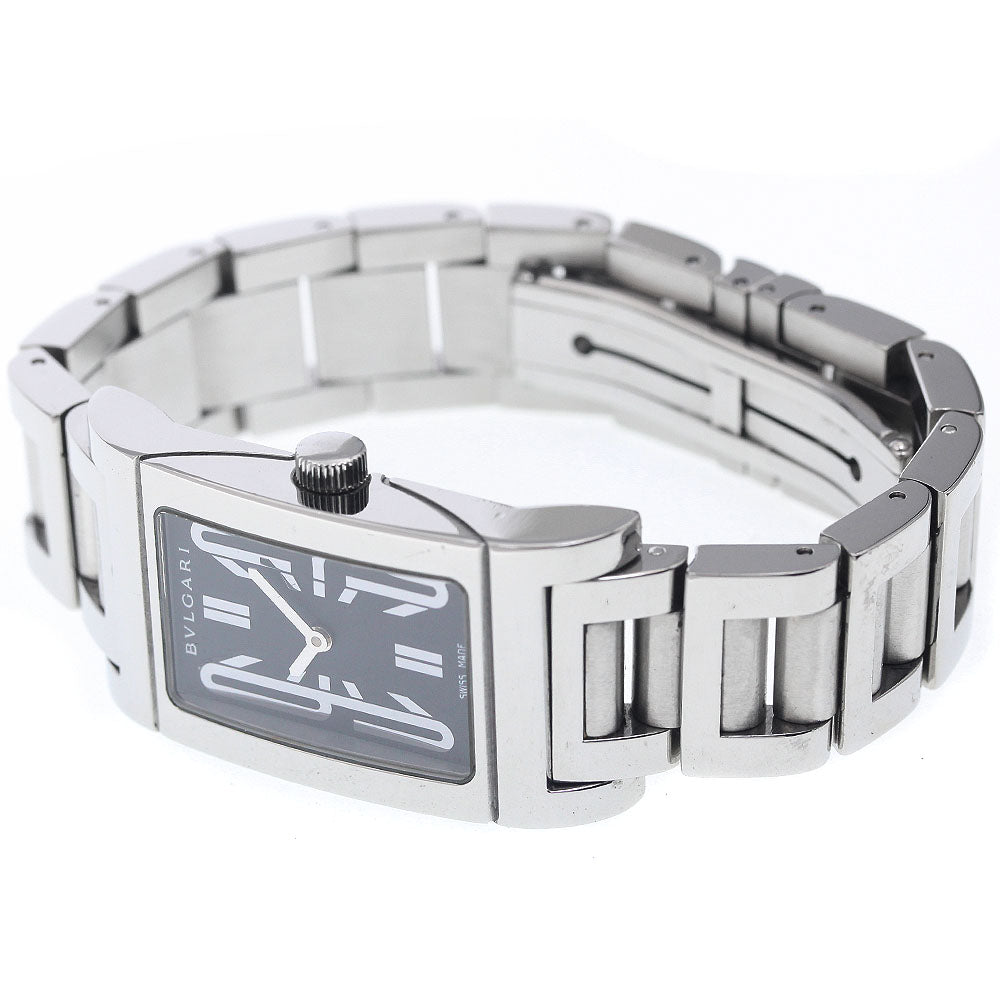 BVLGARI Rettangolo RT39S Black Dial Quartz Ladies Watch_943721