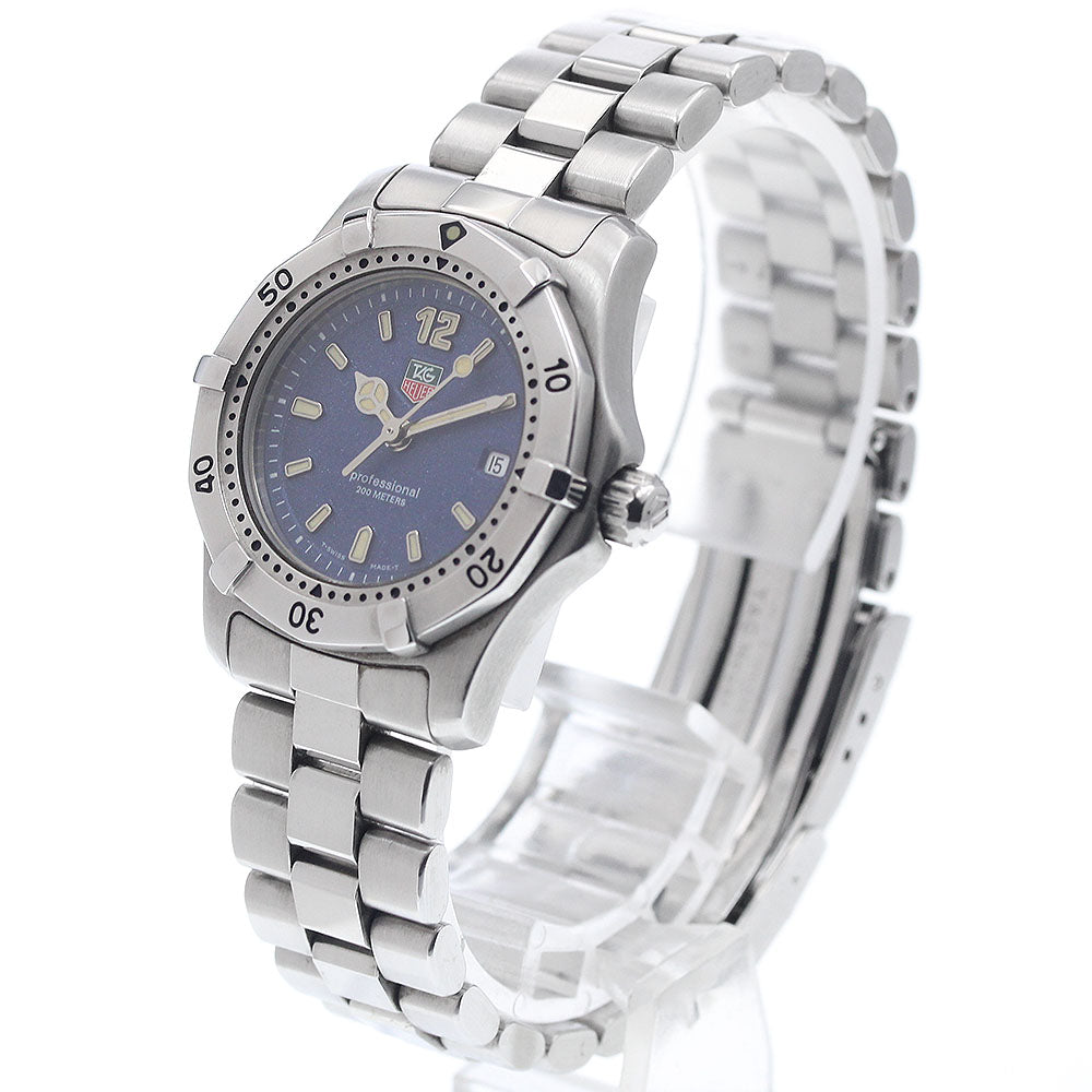 TAG HEUER Professional 200m WK1313 Date Blue Dial Quartz Ladies Watch_943729