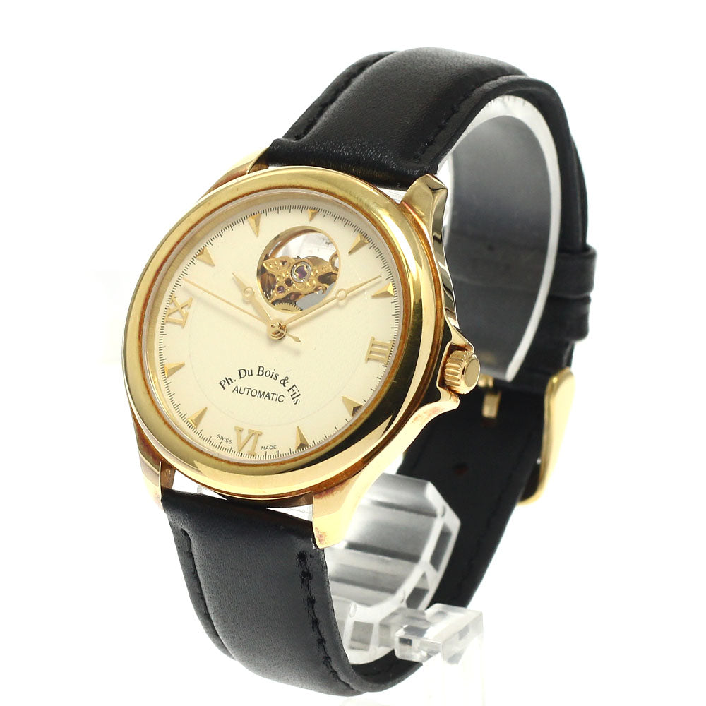 Philippe Du Bois &Fils 18K Yellow Gold beige Dial Automatic Men's Watch_943731