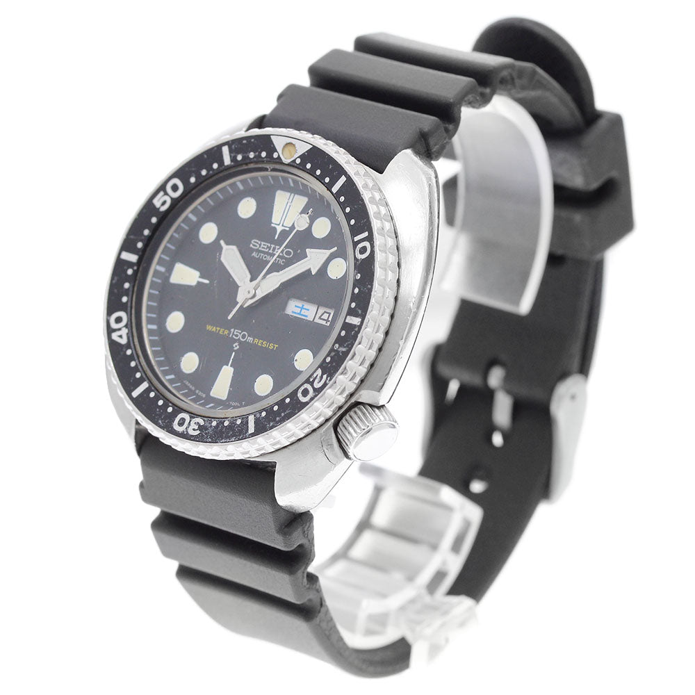 SEIKO 3rd diver 150m 6306-7001 Day date black Dial Automatic Men's Watch_943739