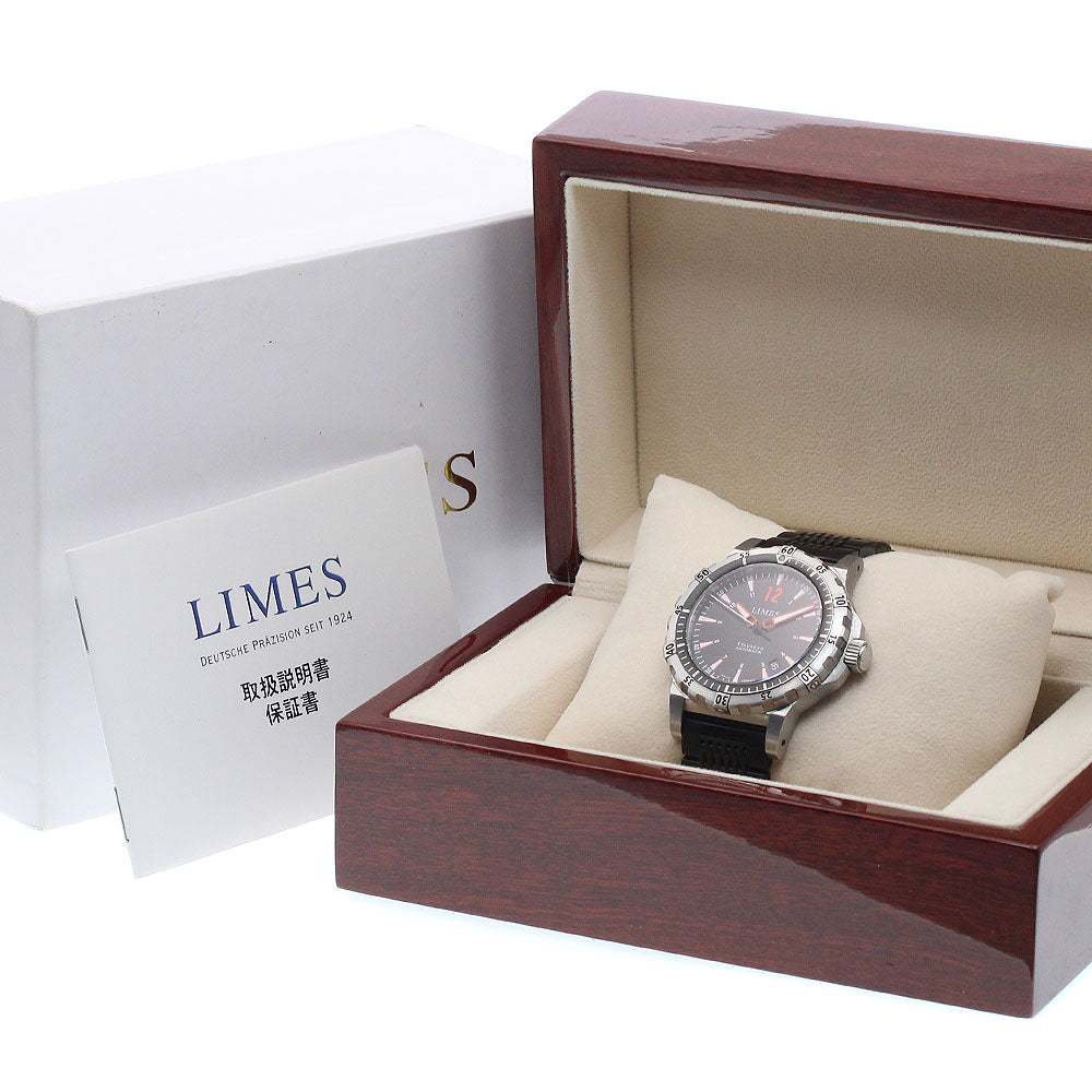 LIMES Endurance Neptune U8777-LA2.2 Date Black Dial Automatic Men's Watch_943746