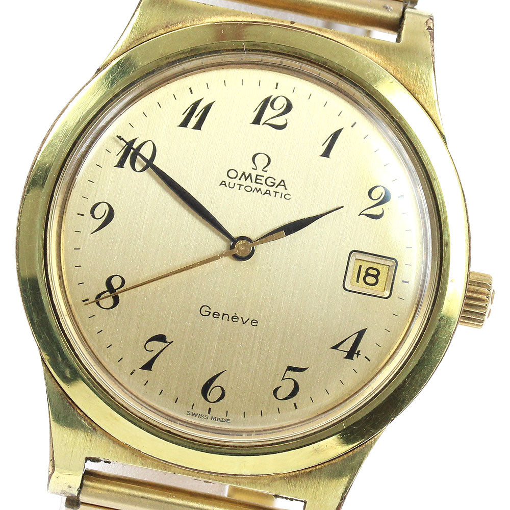 OMEGA Geneve 166.0168 Date Cal.1012 gold Dial Automatic Men's Watch_943769