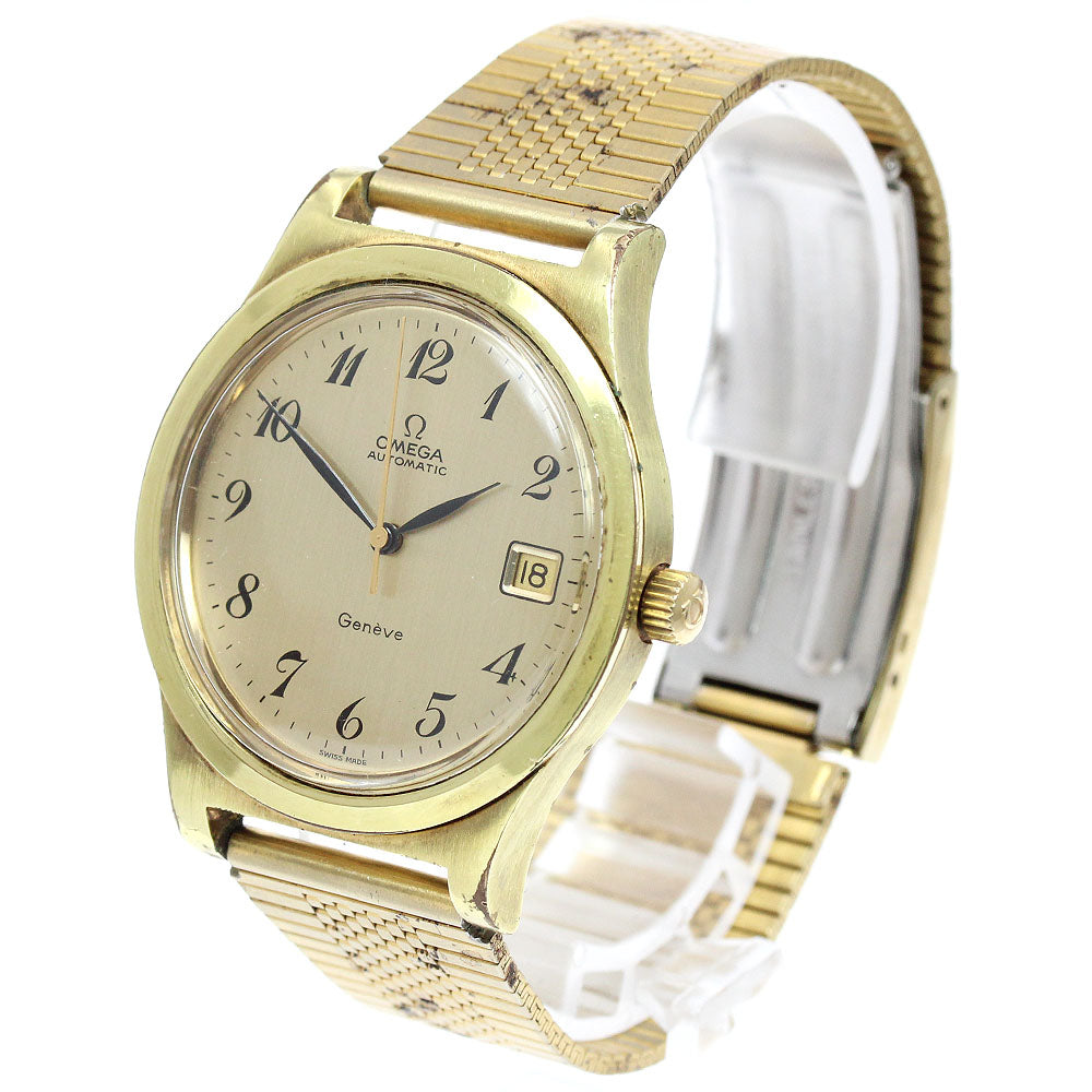 OMEGA Geneve 166.0168 Date Cal.1012 gold Dial Automatic Men's Watch_943769