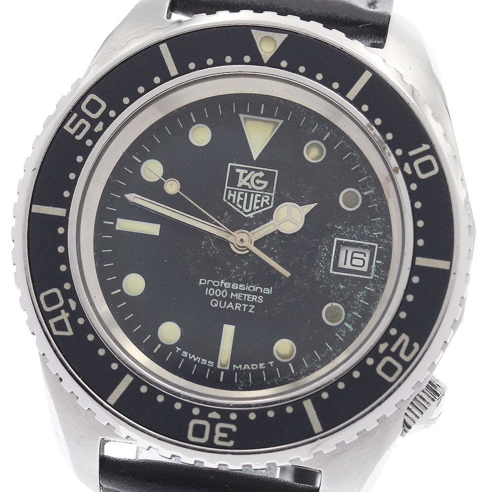TAG HEUER 1000M Deep Dive 980.023L black Dial Quartz Men's Watch_943807
