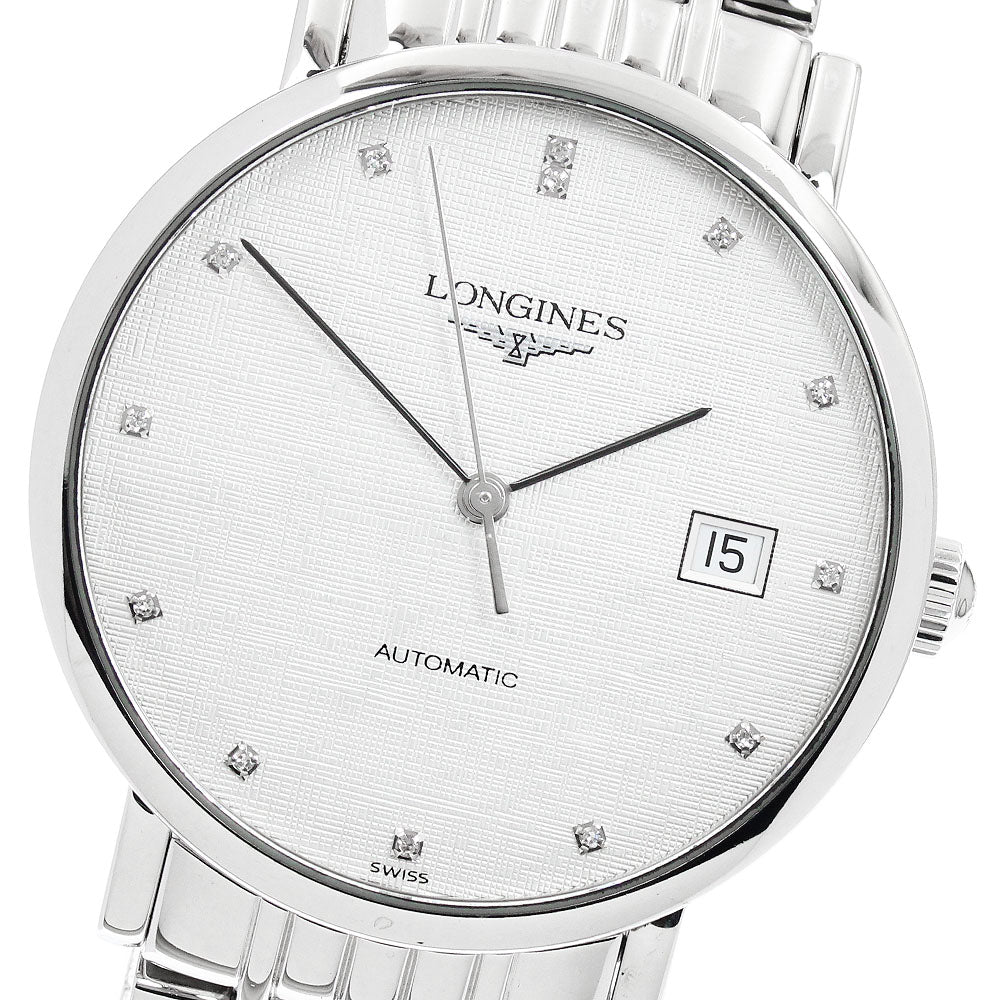 LONGINES Elegant collection L4.810.4 Date 13P Diamond Automatic Men's_943822