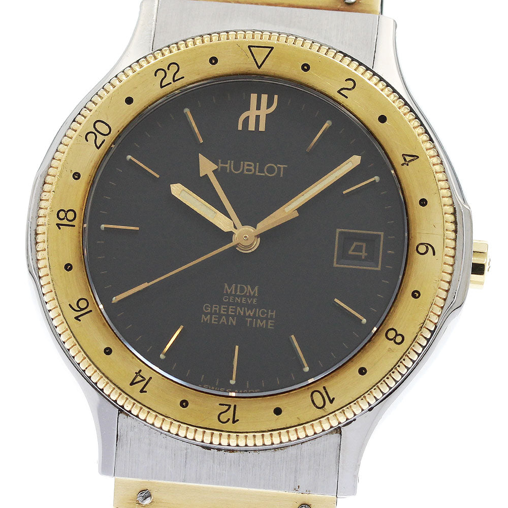 HUBLOT MDM Classic GMT 1570.110.2 Black Dial Quartz Men's Watch_943827