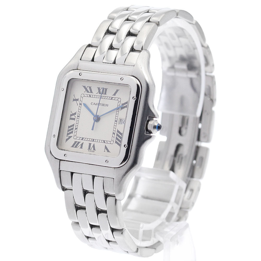 CARTIER PANTHERE LM W25032P5 Date beige Dial Quartz Men's Watch_943830