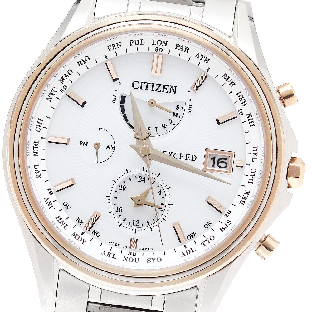 CITIZEN Exceed 45th anniversary AT9134-68W Solar Powered Radio Men's_943849