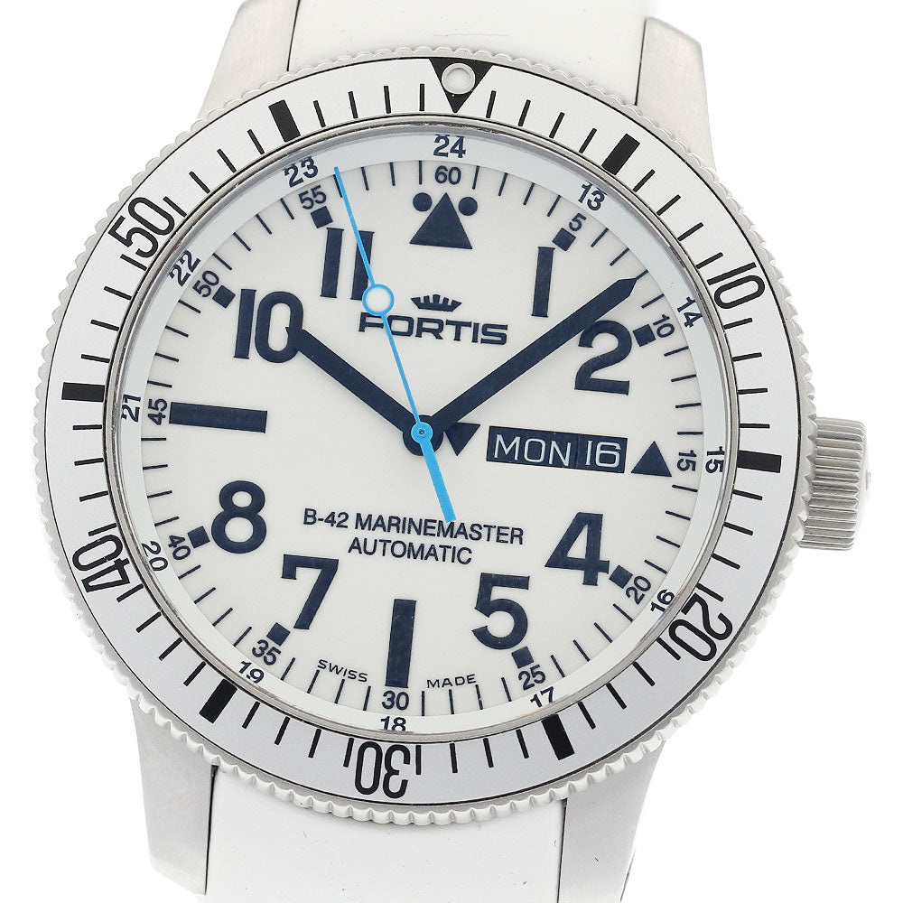FORTIS B-42 Marine Master 647.11.158 Day date white Dial Automatic Men's_943855