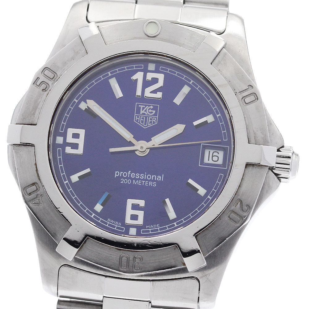 TAG HEUER Exclusive 2000 Series WN1112 Date blue Dial Quartz Men's Watch_943868