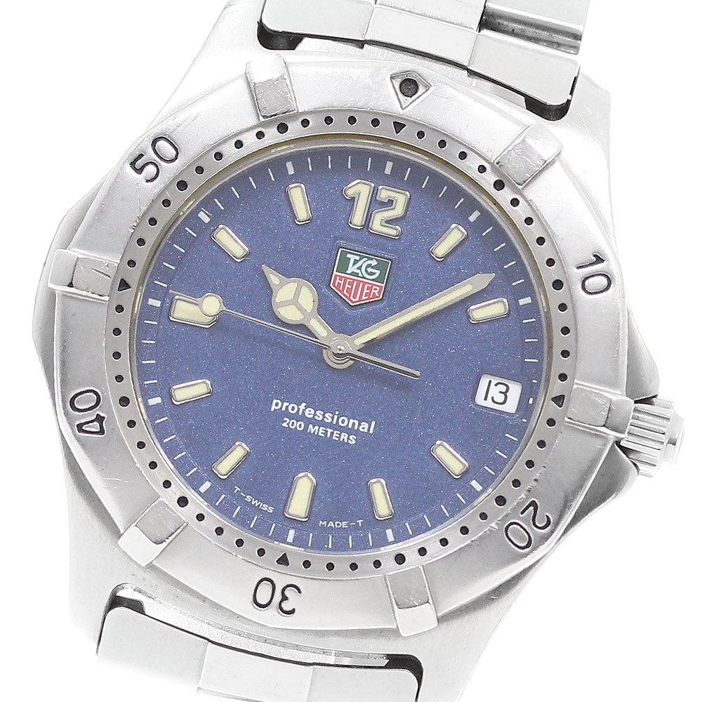 TAG HEUER Professional 200M WK1113 Date blue Dial Quartz Men's Watch_943871