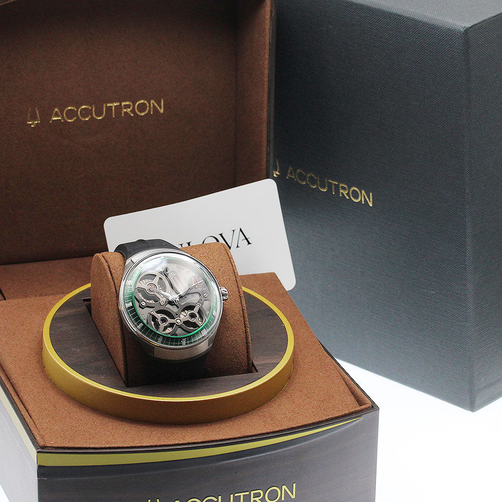 BULOVA Accutron DNA 2ES8A001 black Dial tuning fork Men's Watch_943920