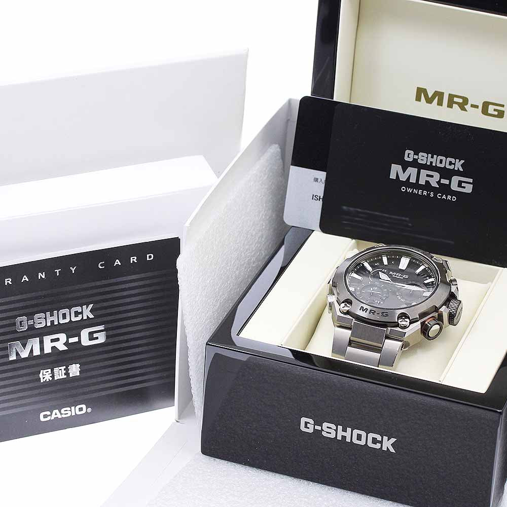 CASIO G-SHOCK MR-G MRG-B2000D-1AJR Bluetooth Solar Powered Radio Men's_943929