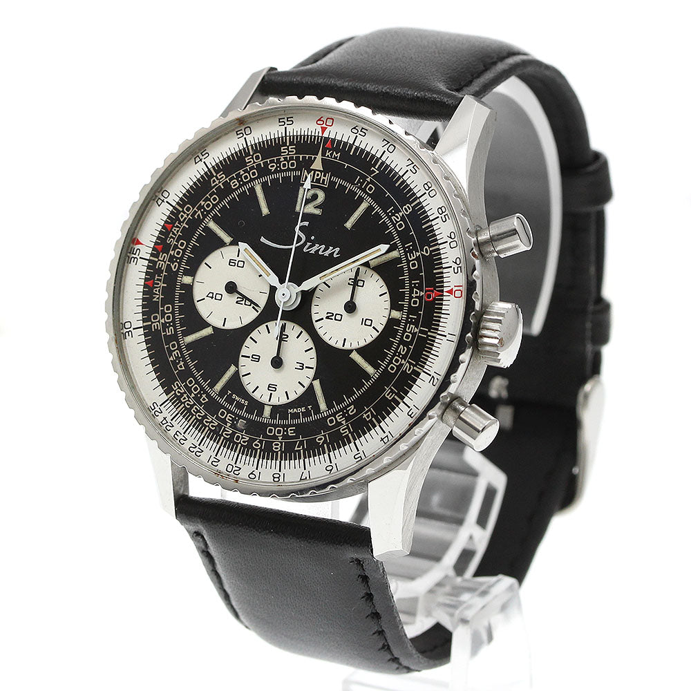 Sinn navigation Chronograph Black / Silver Dial Automatic Men's Watch_943946