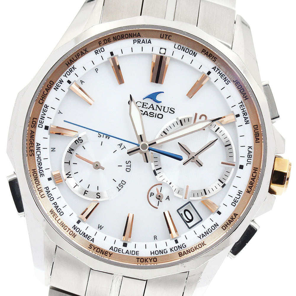 CASIO Oceanus Manta OCW-S3400E-7AJF Solar Powered Radio Men's Watch_943952