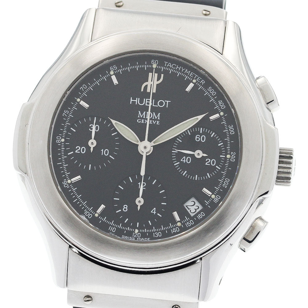 HUBLOT MDM elegant 1810.1 Chronograph Date black Dial Automatic Men's_943957