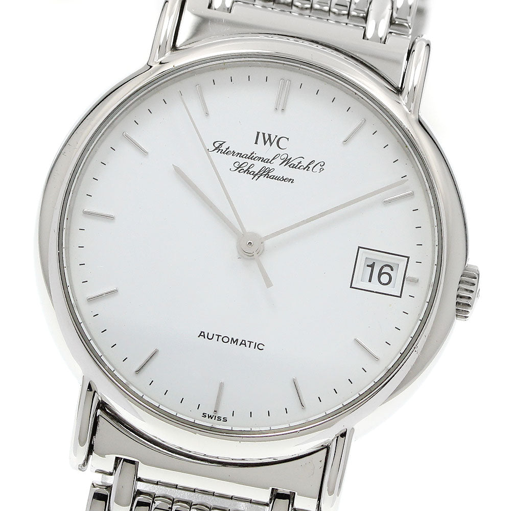 IWC SCHAFFHAUSEN Portofino IW351318 Date white Dial Automatic Men's Watch_943971