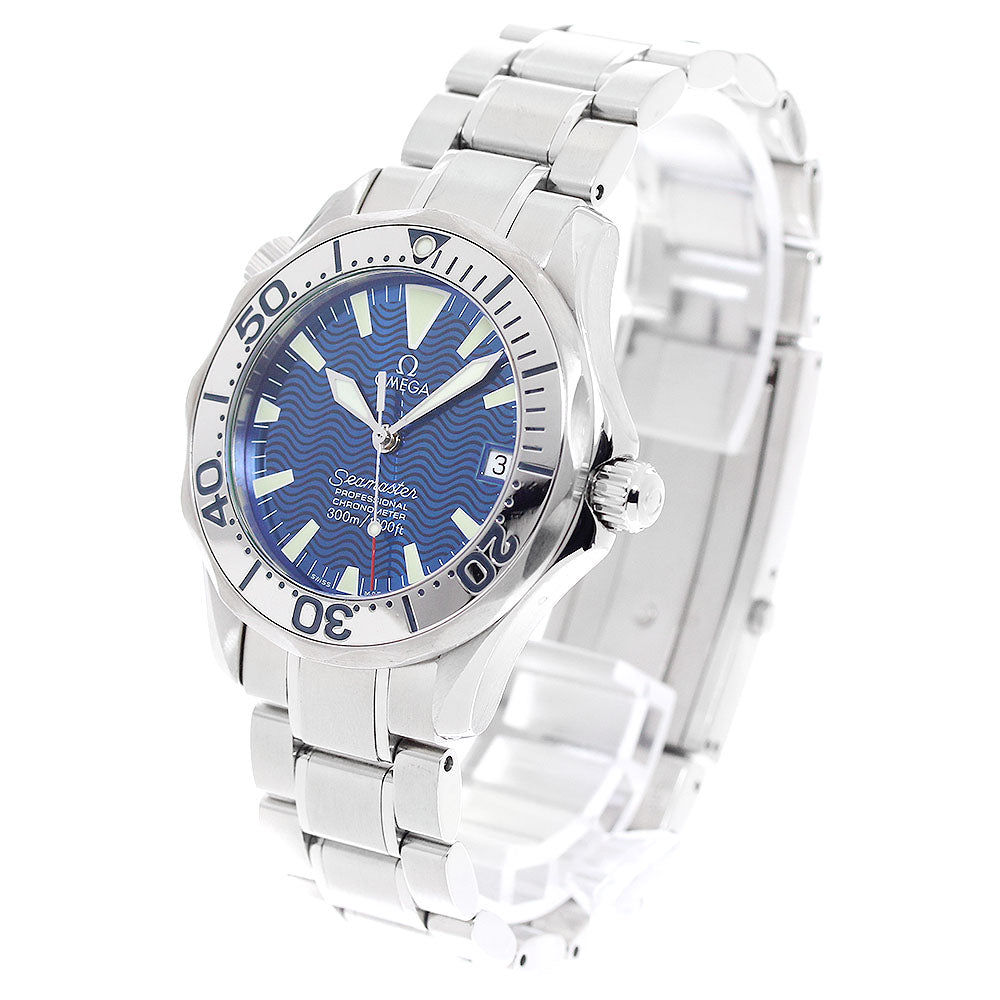 OMEGA Seamaster300 2253.80 Date blue Dial Automatic Boy's Watch_943972