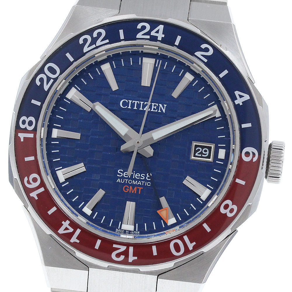 CITIZEN Series 8 9054-0065X02/NB6030-59L Date GMT Automatic Men's Watch_943984