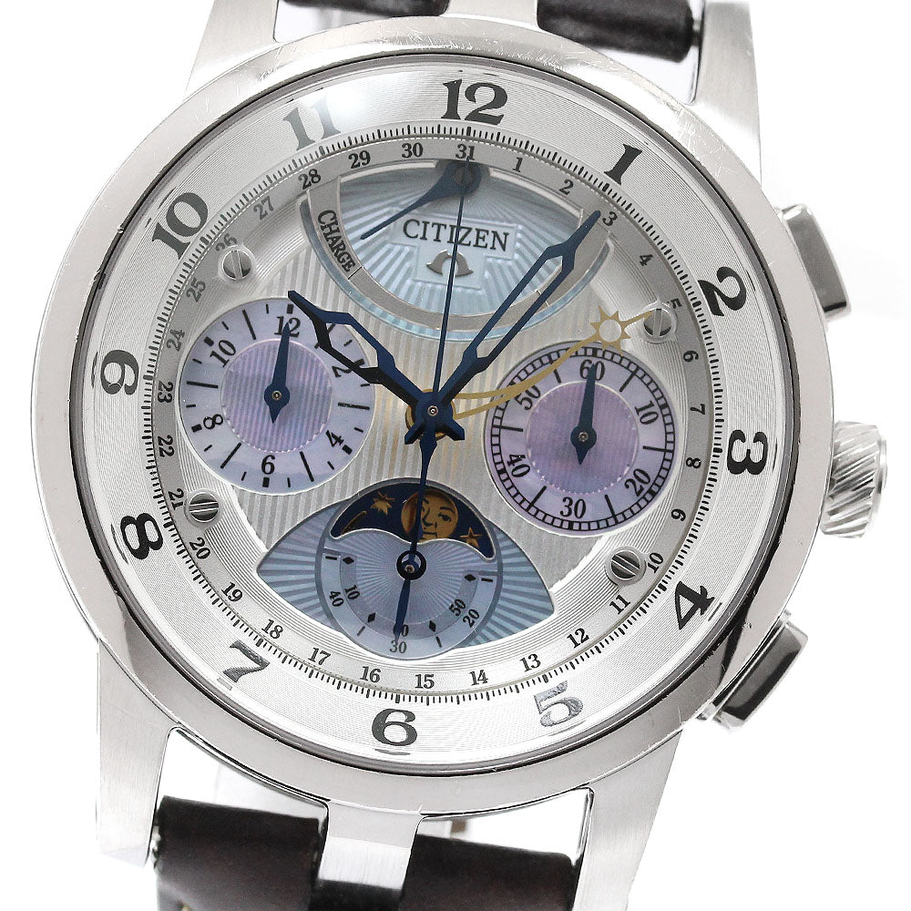 CITIZEN Campanola CTY57-1071/9800-T010059 Eco Drive Chronograph Silver / shell Dial Solar Powered Men's Watch_943985