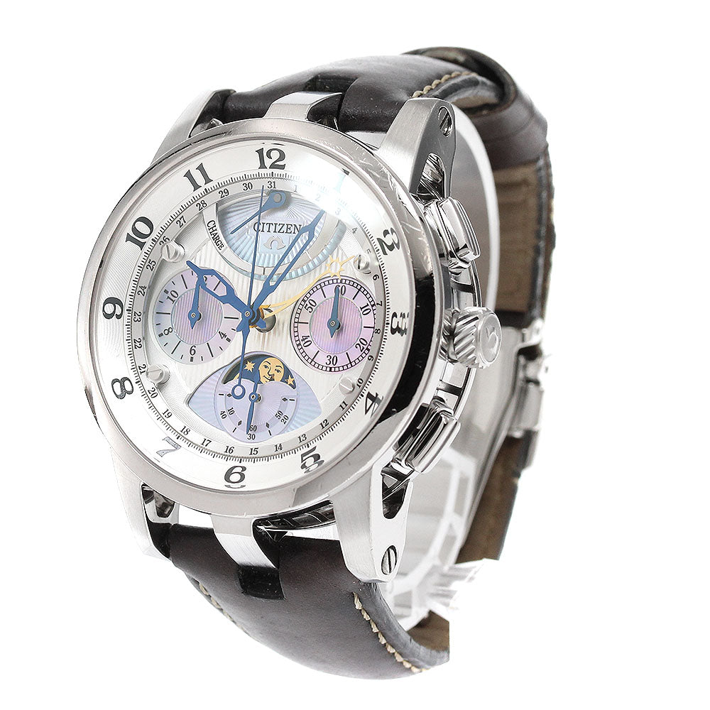 CITIZEN Campanola CTY57-1071/9800-T010059 Eco Drive Chronograph Silver / shell Dial Solar Powered Men's Watch_943985