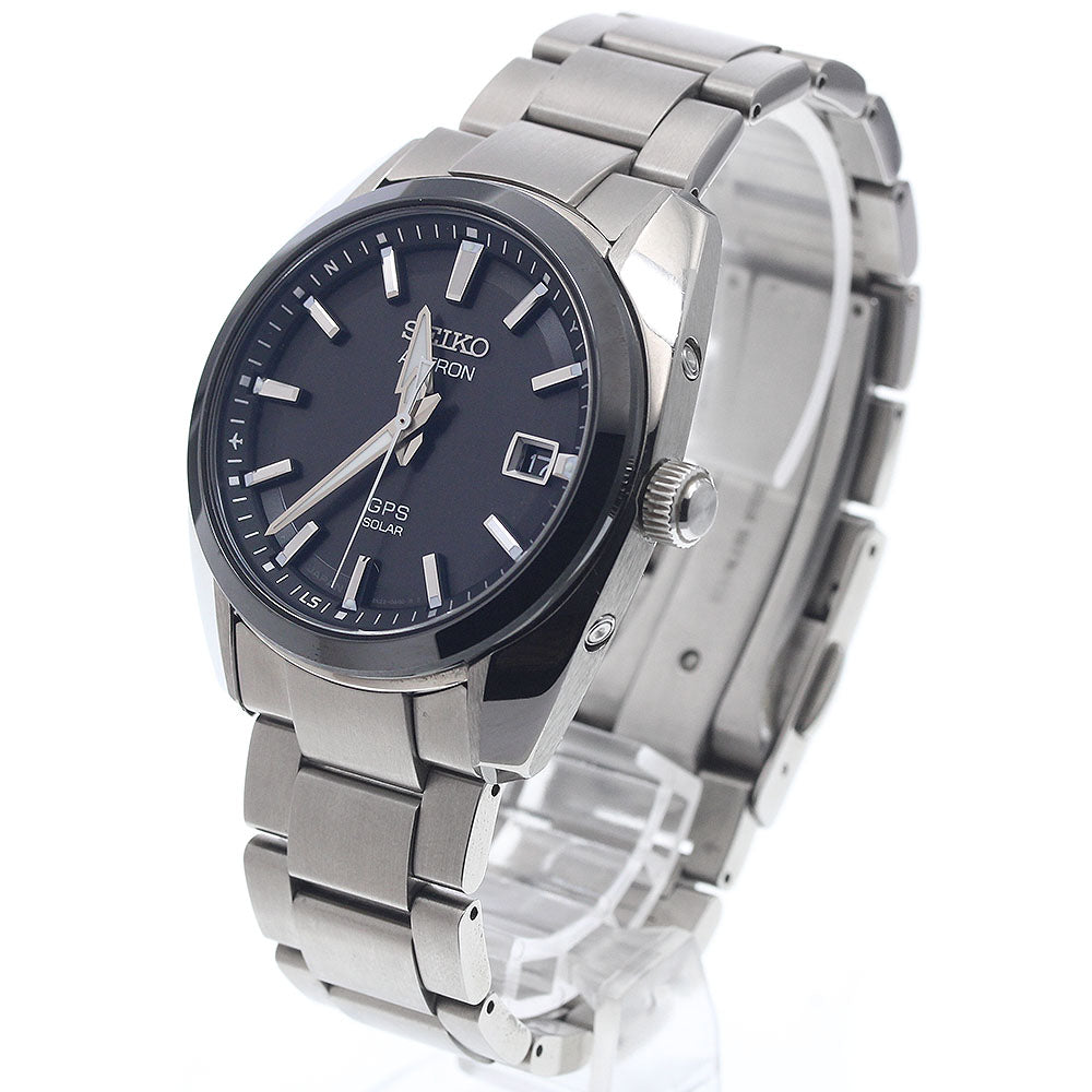 SEIKO Astron SBXD005/3X22-0AC0 Date GPS Solar Powered Radio Men's Watch_944045