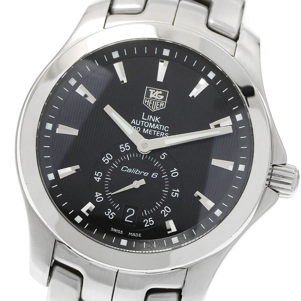 TAG HEUER Link Caliber 6 WJF211A.BA0570 Date black Dial Automatic Men's_944068
