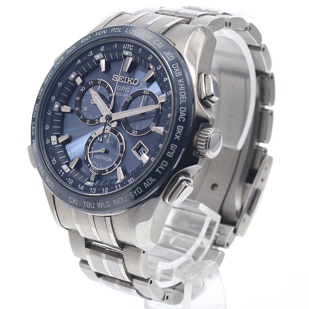 SEIKO Astron SBXB005/8X82-0AB0 GPS Solar Powered Radio Men's Watch_944070