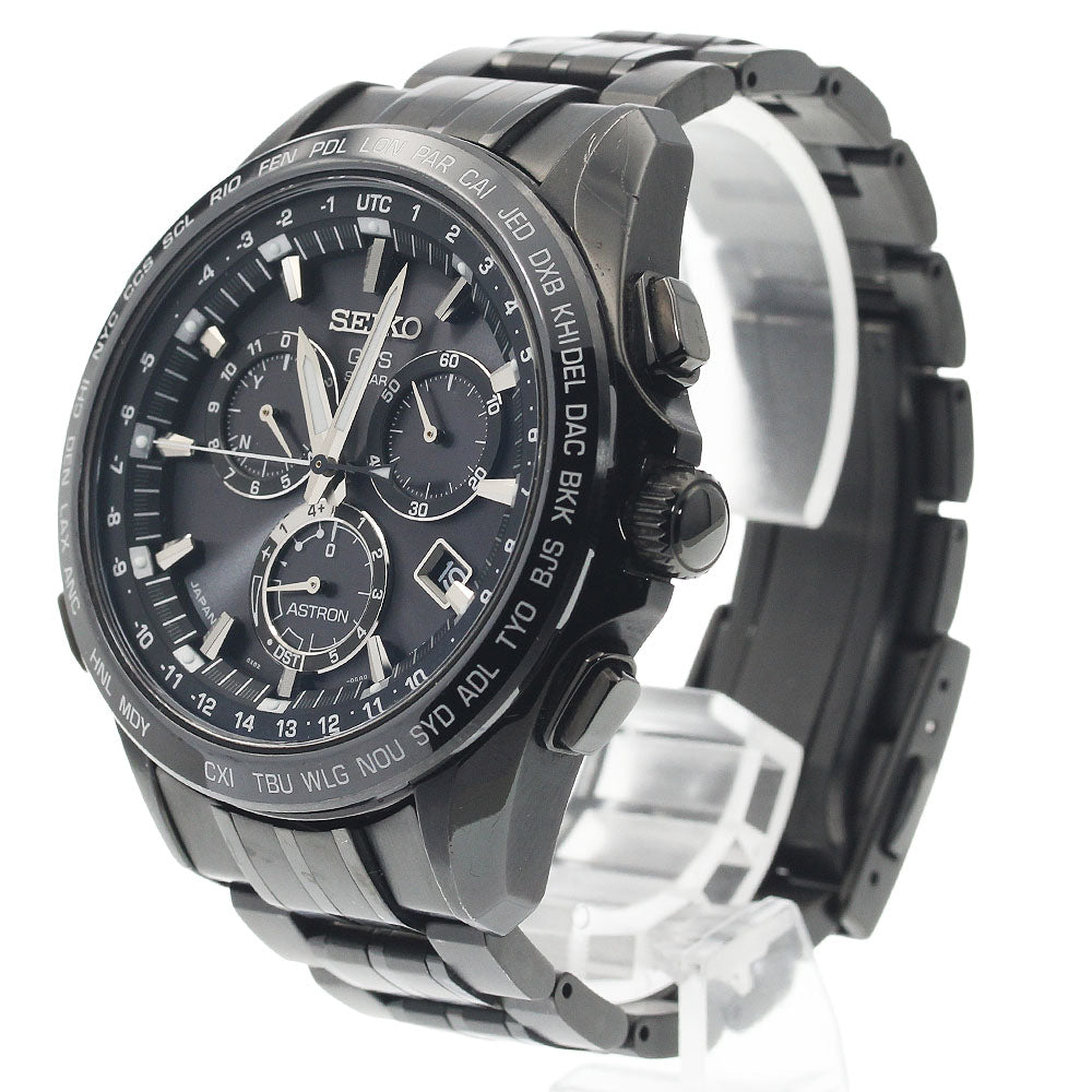 SEIKO Astron SBXB009/8X82-0AB0 Chronograph GPS Solar Powered Radio Men's_944077