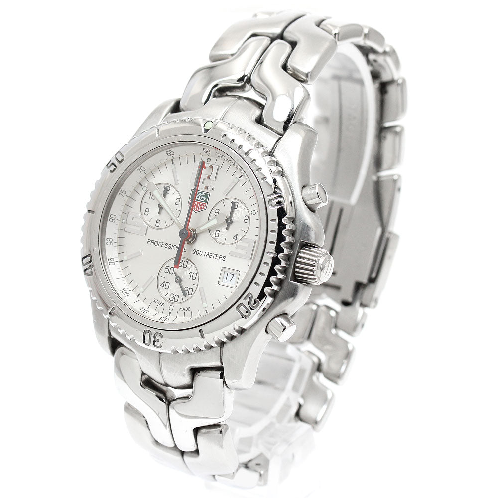TAG HEUER Link CT1112 Chronograph Silver Dial Quartz Men's Watch_944080