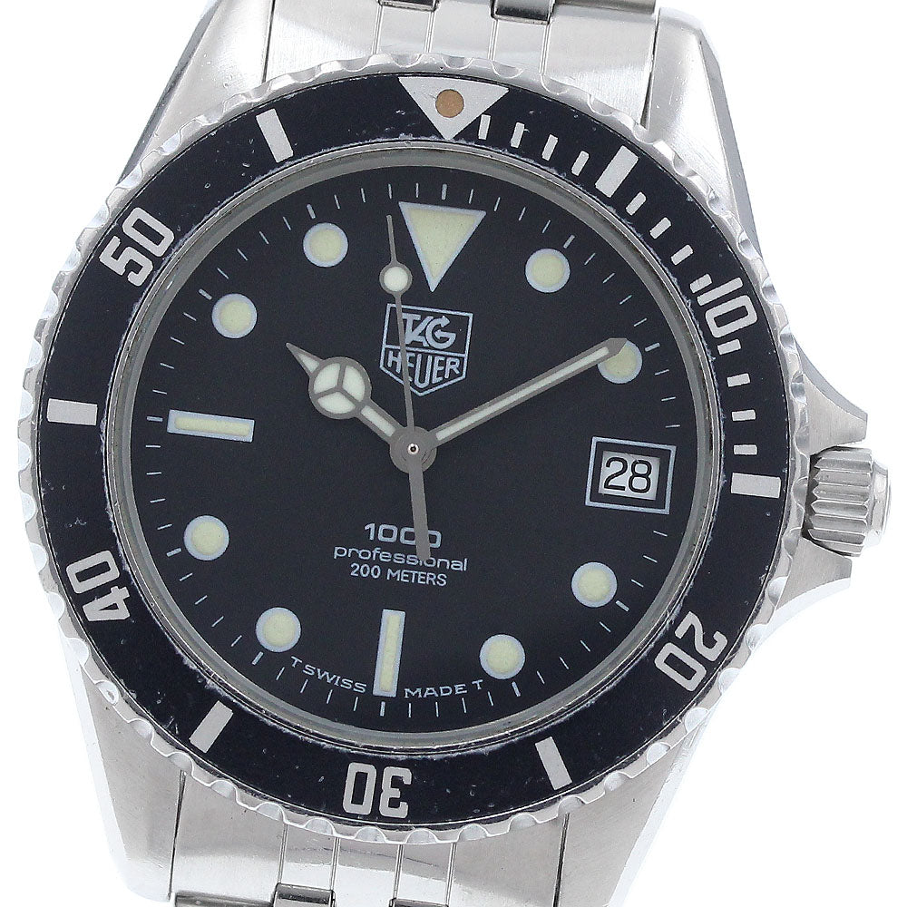 TAG HEUER Professional 200 980.013B Date black Dial Quartz Men's Watch_944086