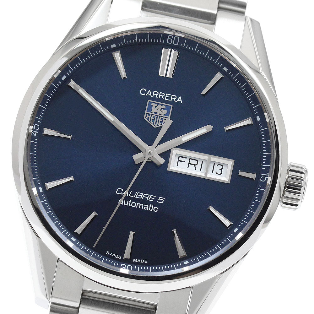 TAG HEUER Carrera Caliber 5 WAR201E Day date Navy Dial Automatic Men's_944090