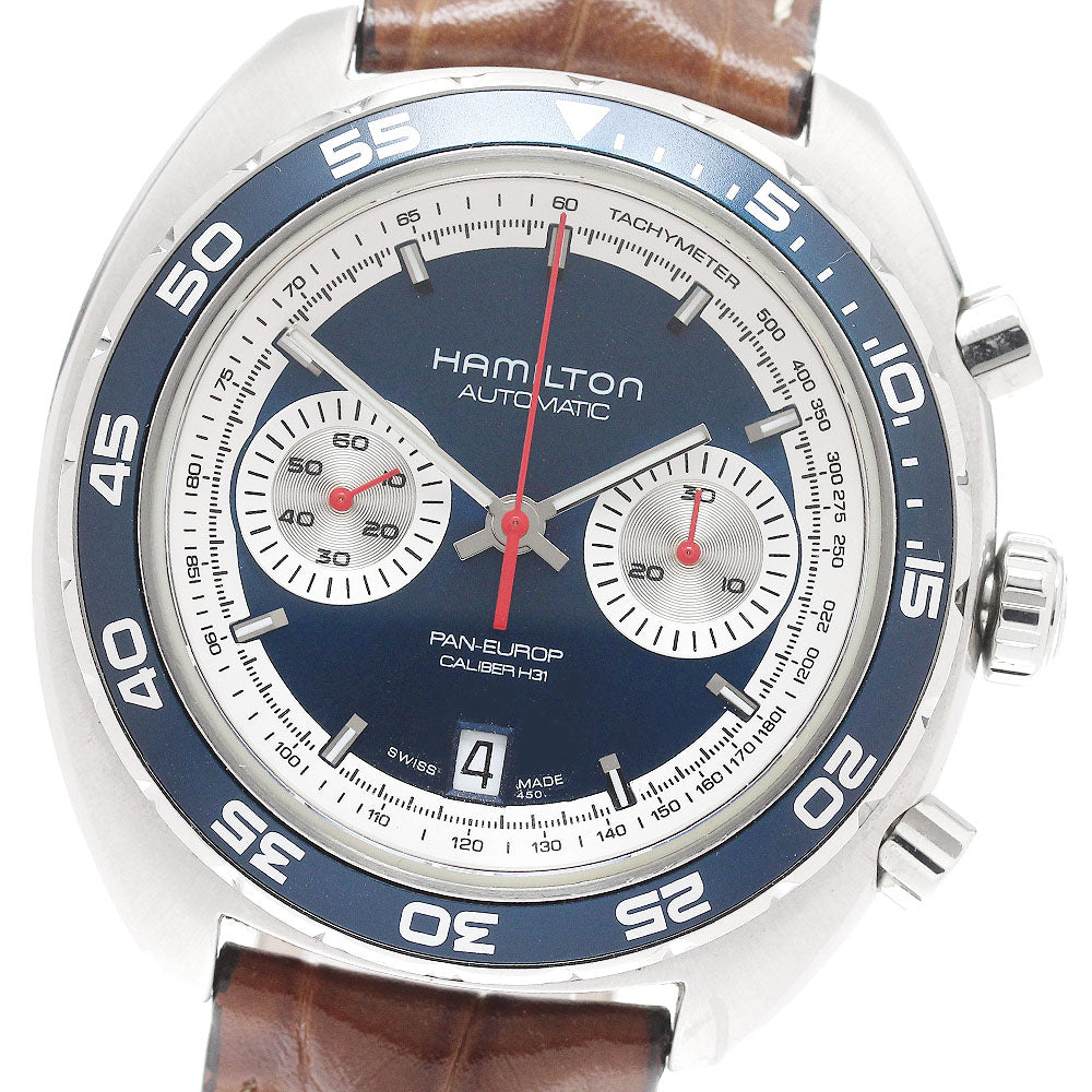 HAMILTON Pan Euro H357160 Limited to 1971 Navy / Silver Dial Automatic Men's Watch_944093