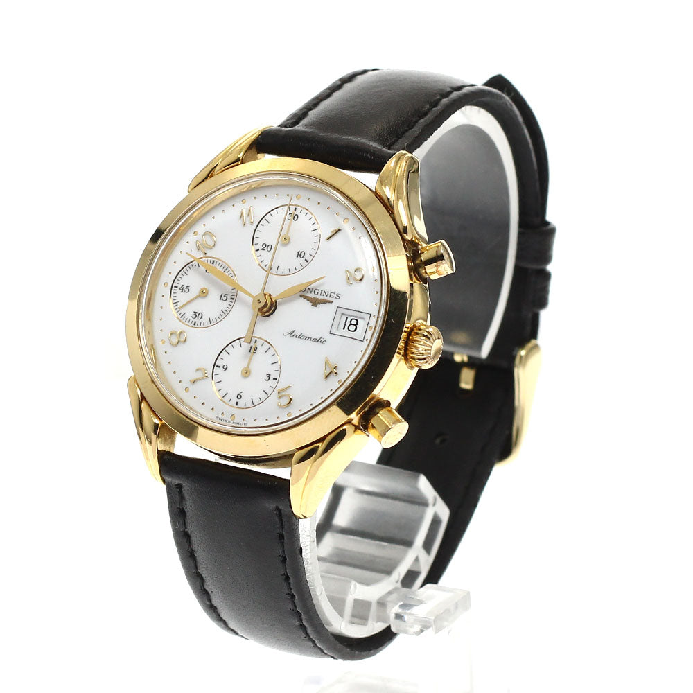 LONGINES L4.642.2 Date Chronograph white Dial Automatic Men's Watch_944127