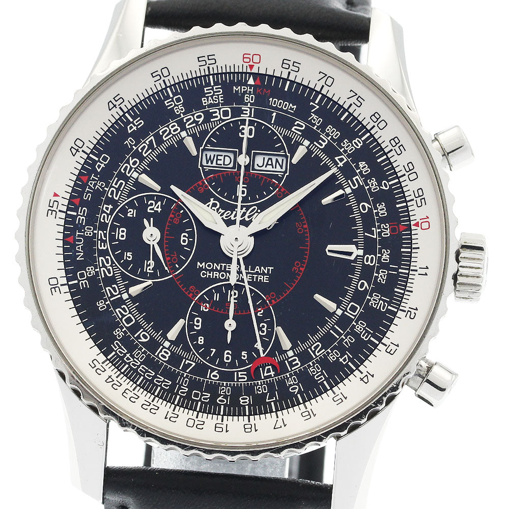 BREITLING Montbrillanda Datra A21330 black Dial Automatic Men's Watch_944133