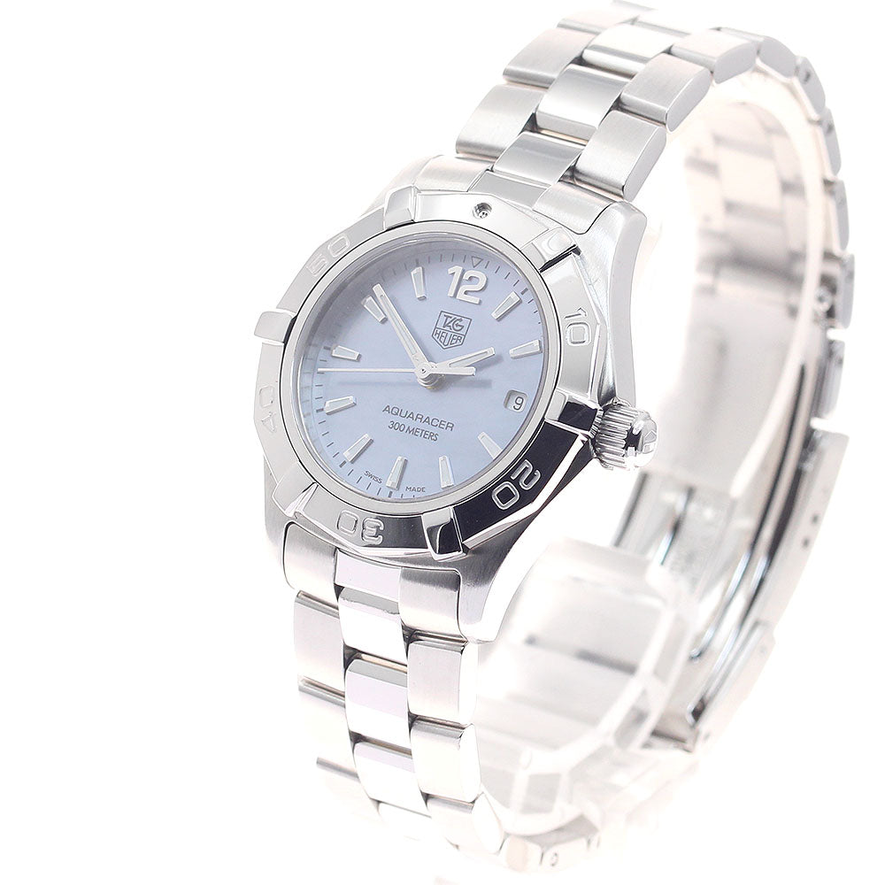 TAG HEUER Aqua racer WAF1417 Date Blue shell Dial Quartz Ladies Watch_944136