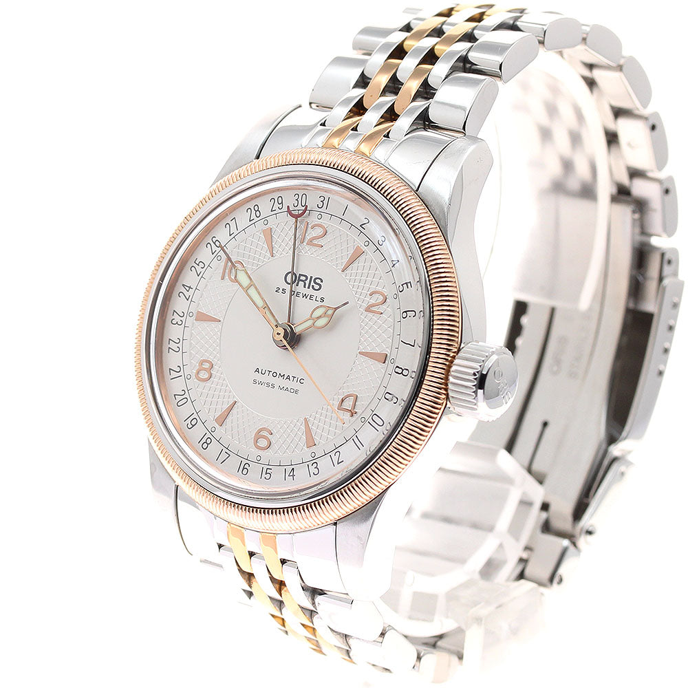 ORIS Pointer date 7543 Big crown Silver Dial Automatic Men's Watch_944140